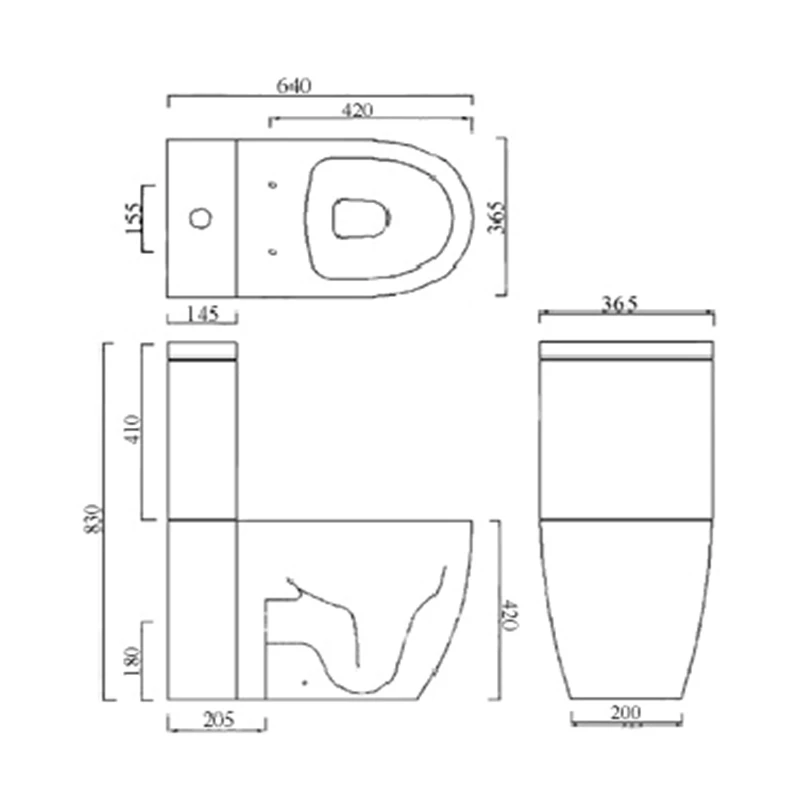 Frontline Aquaceramica Italia Emme WC Pan 4 Frontline Aquaceramica Italia Emme WC Pan - Image 2