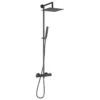 Frontline Aquaflow Velar Thermostatic Shower Column Matt Black 1 Frontline Aquaflow Velar Thermostatic Shower Column Matt Black -Home Bathroom frontline fmart15408