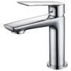 Frontline Aquaflow Sleek Basin Mixer Chrome -Home Bathroom frontline fmart9910c