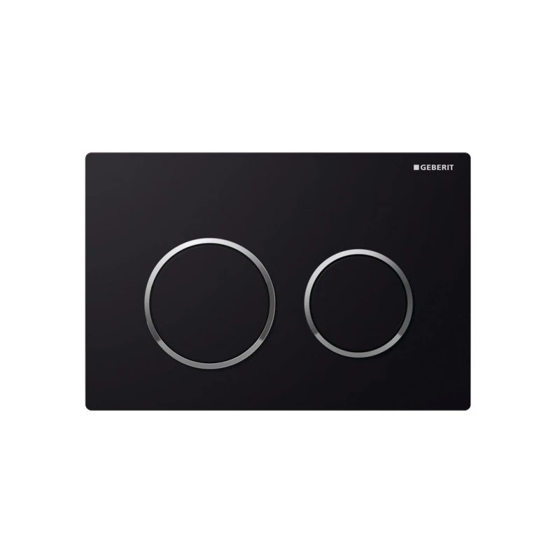 Geberit Omega20 Flush Plate Black & Gloss Chrome 3 Geberit Omega20 Flush Plate Black & Gloss Chrome