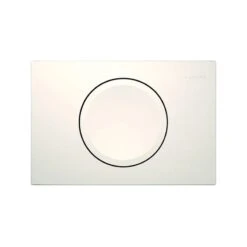 Geberit Delta15 Plastic Flush Plate For Stop-And-Go Flush White Alpine
