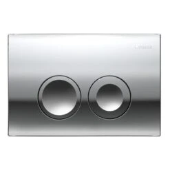 Geberit Delta25 Dual Flush Plate Gloss Chrome
