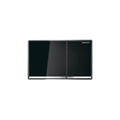 Geberit Sigma60 Dual Flush Plate Black Glass