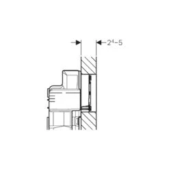 Geberit Sigma60 Dual Flush Plate Black Glass -Home Bathroom geberit 115640sj1 3