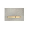 Geberit Sigma50 Metal Dual Flush Plate Concrete/Brass 1 Geberit Sigma50 Metal Dual Flush Plate Concrete/Brass -Home Bathroom geberit 115672jv2