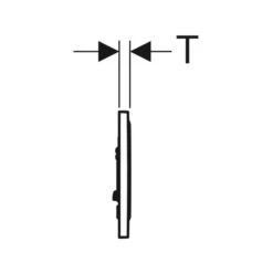 Geberit Sigma 10 Easy Clean Flush Plate Stop-And-Go Matt/Gloss Chrome -Home Bathroom geberit 115758jq5 4