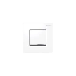 Geberit Sigma30 Urinal Flush Pneumatic White/Gloss Chrome/White