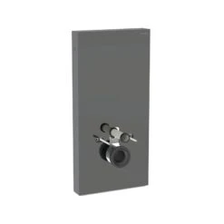 Geberit Monolith For Wall-Hung WC 101cm Lava Glass/Black Chrome