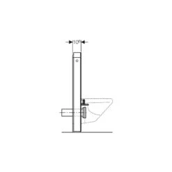 Geberit Monolith Module For Wall Hung WC 101cm Umber Glass 7 Geberit Monolith Module For Wall Hung WC 101cm Umber Glass -Home Bathroom geberit 131021sq5 3