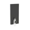 Geberit Monolith For Floor-Standing WC 114cm Black Glass/Black Chrome -Home Bathroom geberit 131033sj6