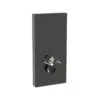Geberit Monolith Plus For Wall-Hung WC 101cm Black Glass/Black Chrome 2 Geberit Monolith Plus For Wall-Hung WC 101cm Black Glass/Black Chrome -Home Bathroom geberit 131221sj6