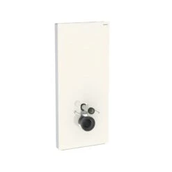 Geberit Monolith Plus For Wall-Hung WC 114cm Sand Grey Glass/Aluminium