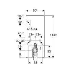 Geberit Monolith Plus For Floorstanding WC 114cm Concrete/Aluminium 8 Geberit Monolith Plus For Floorstanding WC 114cm Concrete/Aluminium -Home Bathroom geberit 131233jv5 3
