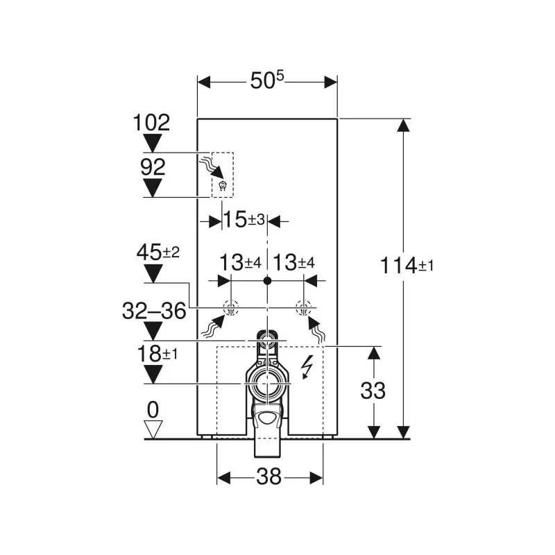 Geberit Monolith Plus For Floorstanding WC 114cm Concrete/Aluminium 5 Geberit Monolith Plus For Floorstanding WC 114cm Concrete/Aluminium - Image 3