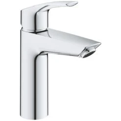 Grohe Eurosmart M-Size Smooth Body EcoJoy Basin Mixer With Waste