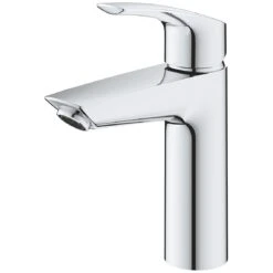 Grohe Eurosmart M-Size Smooth Body EcoJoy Basin Mixer With Waste -Home Bathroom grohe 23923003 3