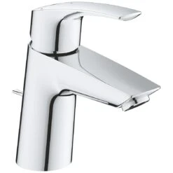 Grohe Eurosmart Angled S-Size Basin Mixer With Pop Up Waste 23969