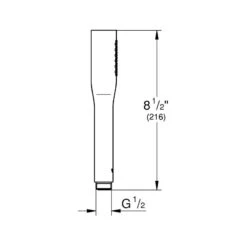 Grohe Euphoria Cosmopolitan Stick Hand Shower 1 Spray 27400 -Home Bathroom grohe 27400000 2