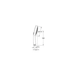 Grohe Power&Soul Cosmopolitan 115 Hand Shower 2 Sprays 27661 -Home Bathroom grohe 27661000 2