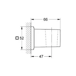 Grohe Allure Brilliant Wall Shower Holder Supersteel -Home Bathroom grohe 27706dc0 2