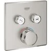 Grohe Smartcontrol Thermostat Trim With 2 Valves 29124 Supersteel -Home Bathroom grohe 29124dc0
