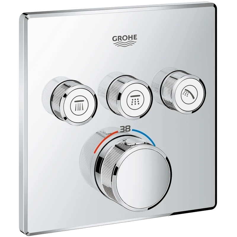 Grohe Smartcontrol Thermostat With 3 Valves 29126 3 Grohe Smartcontrol Thermostat With 3 Valves 29126