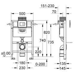 Grohe Rapid SL Skate Cosmopolitan 3 In 1 Set For WC 0.82m 38773 5 Grohe Rapid SL Skate Cosmopolitan 3 In 1 Set For WC 0.82m 38773 -Home Bathroom grohe 38773000 2