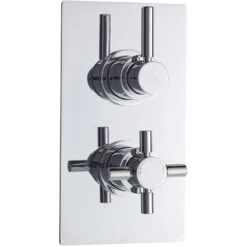 Hudson Reed Tec Pura Twin Thermostatic Valve With Diverter