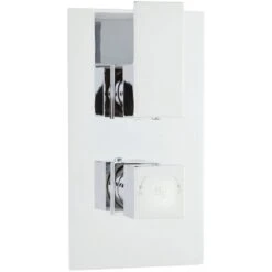Hudson Reed Art Twin Thermostatic Shower Valve With Diverter