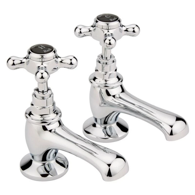 Hudson Reed Black Topaz Crosshead Basin Taps Hex 3 Hudson Reed Black Topaz Crosshead Basin Taps Hex