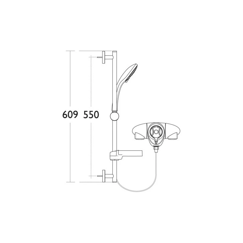 Ideal Standard CTV Thermostatic Exposed Shower Pack A5783 4 Ideal Standard CTV Thermostatic Exposed Shower Pack A5783 - Image 2