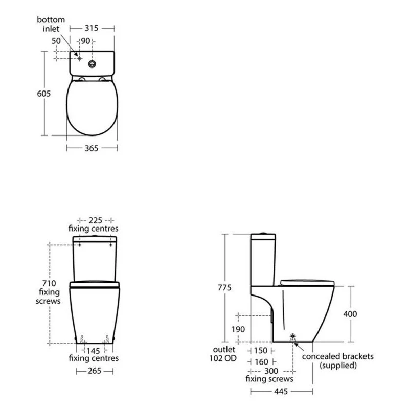 Ideal Standard Concept Space Toilet With Cube 6/4 Litre Cistern & Soft Close Seat 8 Ideal Standard Concept Space Toilet With Cube 6/4 Litre Cistern & Soft Close Seat - Image 6