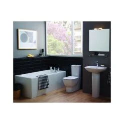Ideal Standard Tesi BTW Toilet With 4/2.6 Litre Cistern & Standard Seat -Home Bathroom ideal standard t355701 t356901 t352801 2