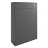 Iona Clifton 600mm Slim WC Unit Onyx Grey Gloss -Home Bathroom iona ftdi2784