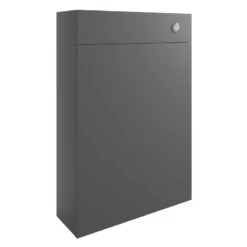 Iona Clifton 600mm Slim WC Unit Onyx Grey Gloss