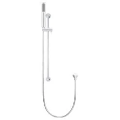 Meir Round Hand Shower On Rail Column Polished Chrome -Home Bathroom meir mz0402 r c 3