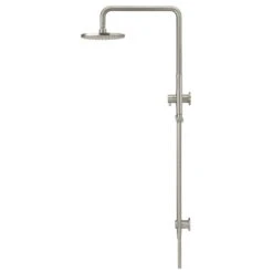 Meir Round Combination Shower Rail PVD Brushed Nickel -Home Bathroom meir mz0704 r pvdbn 3