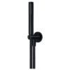 Meir Round Hand Shower On Fixed Bracket Matte Black -Home Bathroom meir mz08 r