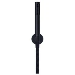 Meir Round Hand Shower On Fixed Bracket Matte Black 8 Meir Round Hand Shower On Fixed Bracket Matte Black -Home Bathroom meir mz08 r 3