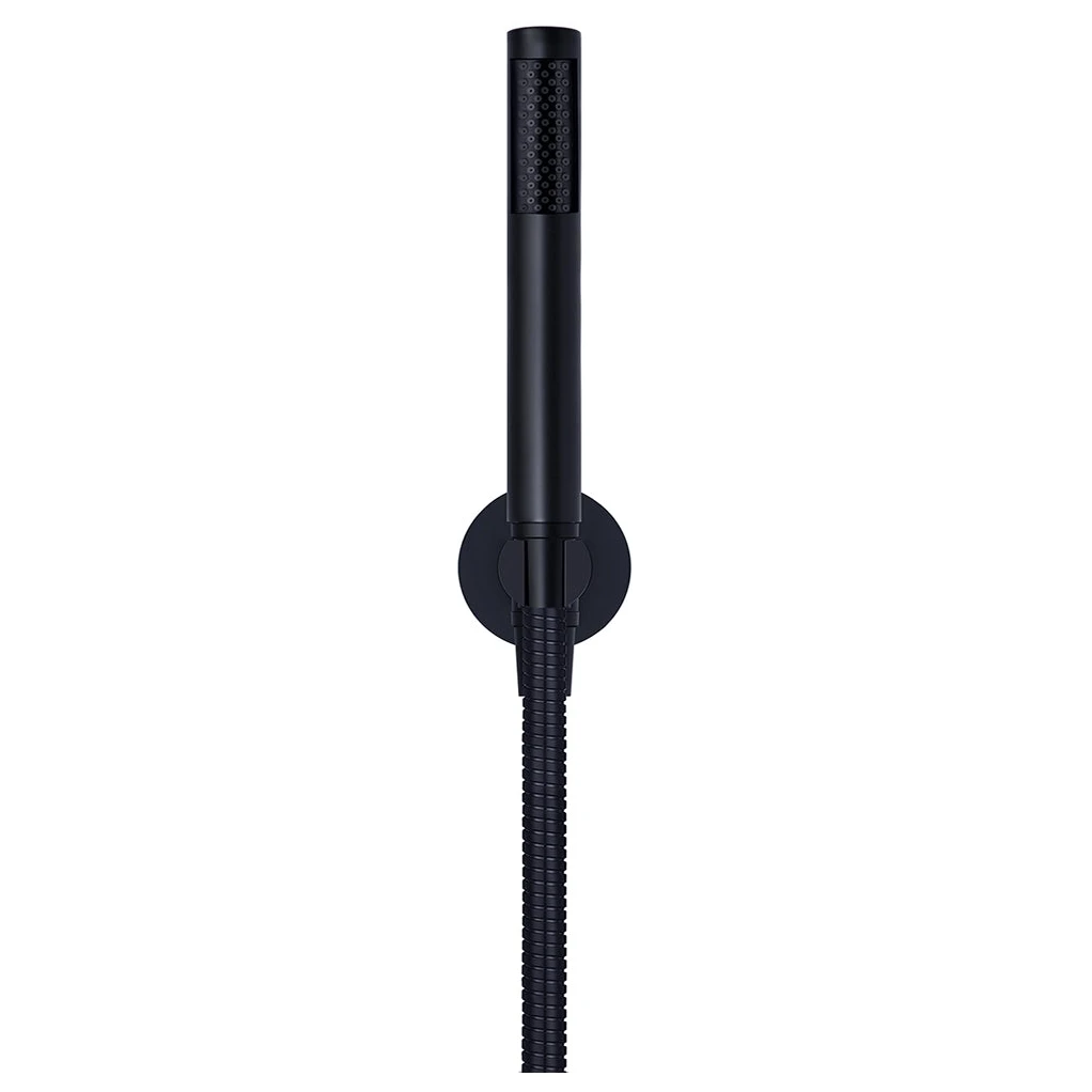 Meir Round Hand Shower On Fixed Bracket Matte Black 5 Meir Round Hand Shower On Fixed Bracket Matte Black - Image 3