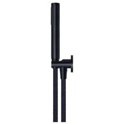Meir Round Hand Shower On Fixed Bracket Matte Black 9 Meir Round Hand Shower On Fixed Bracket Matte Black -Home Bathroom meir mz08 r 4