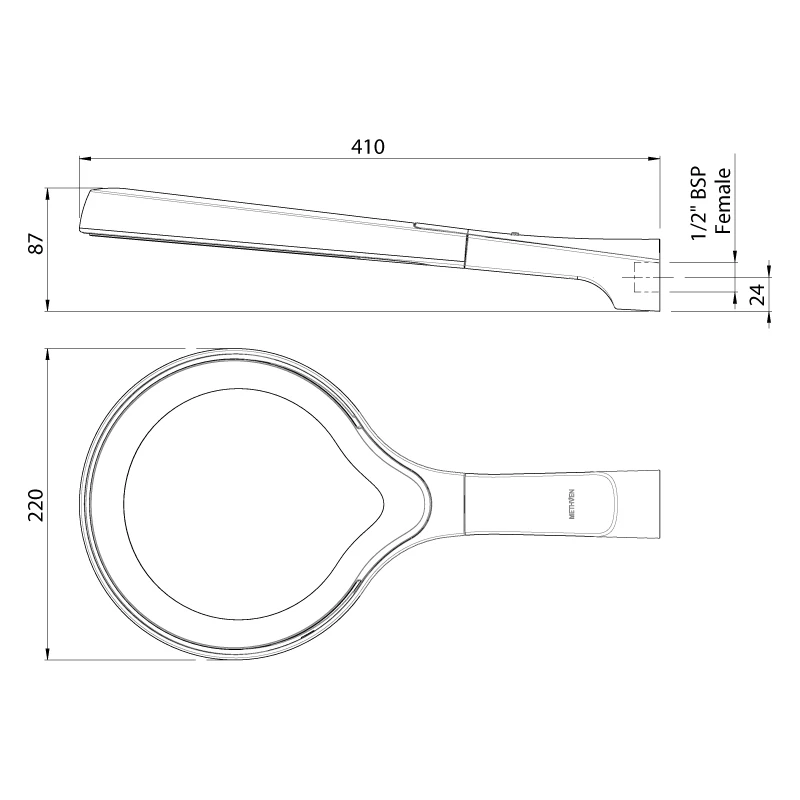Methven Aurajet Aio Overhead Drencher Chrome 4 Methven Aurajet Aio Overhead Drencher Chrome - Image 2