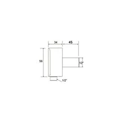 Methven Square Wall Union -Home Bathroom methven methsqelb 2