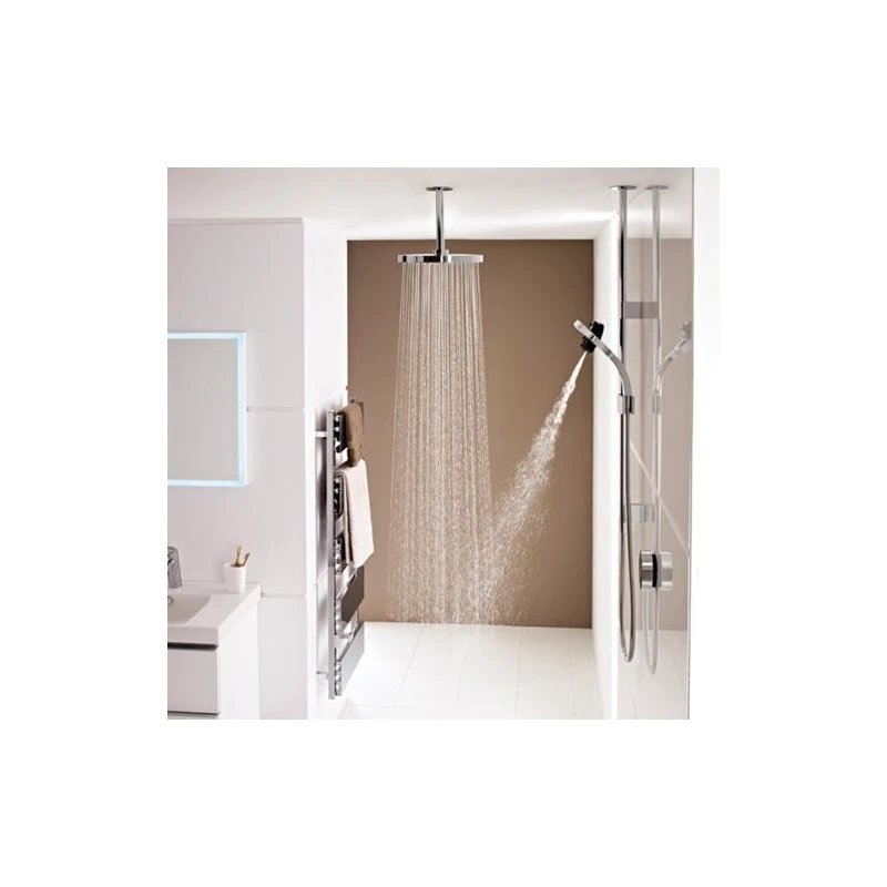 Mira Platinum Dual Ceiling Fed Shower Pumped Black/Chrome 4 Mira Platinum Dual Ceiling Fed Shower Pumped Black/Chrome - Image 2