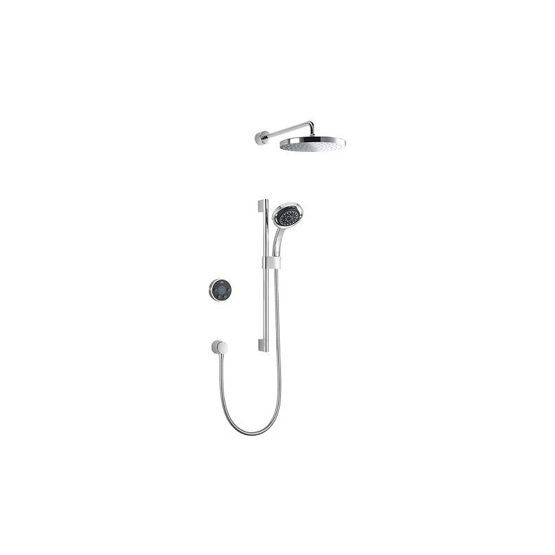 Mira Platinum Dual Rear Fed Shower Pumped Black/Chrome 3 Mira Platinum Dual Rear Fed Shower Pumped Black/Chrome