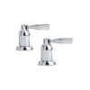 Perrin & Rowe Contemporary Lever 1/2″ Deck Valves Pair -Home Bathroom perrin rowe 3052cp