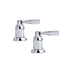 Perrin & Rowe Contemporary Lever 1/2″ Deck Valves Pair