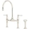 Perrin & Rowe Ionian Taps With Lever Handles & Rinse Chrome -Home Bathroom perrin rowe 4173cpwpc