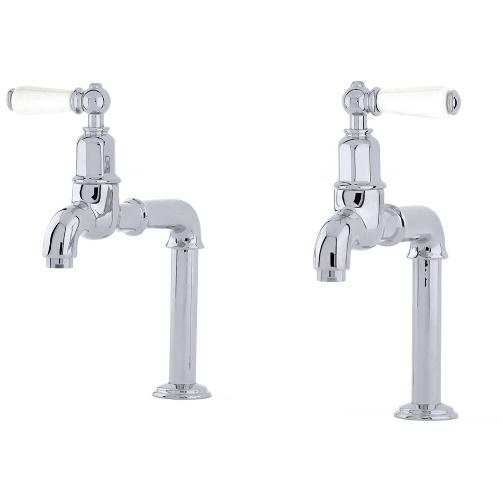 Perrin & Rowe Mayan Deck Mounted Taps With Lever Handles Chrome 3 Perrin & Rowe Mayan Deck Mounted Taps With Lever Handles Chrome
