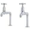 Perrin & Rowe Mayan Deck Mounted Taps Crosshead Handles Chrome -Home Bathroom perrin rowe 4338cp